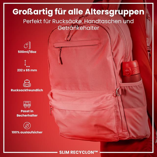 Thumbnail 1 de ION8 Trinkflasche Auslaufsicher 🥤