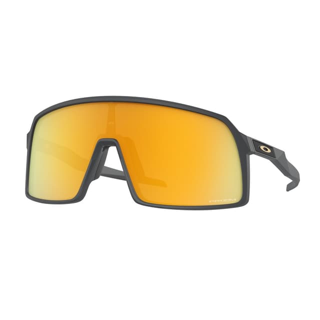 Detalle de Oakley Sutro W con lentes Prizm 24K para ciclismo