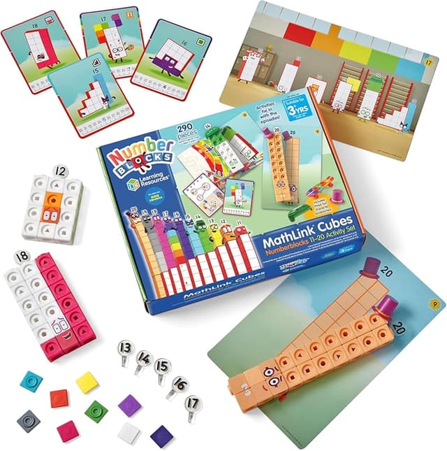 Imagen de Learning Resources Cubos MathLink Numberblocks 11–20 — Set de actividades 11 piezas en OfertitasTOP