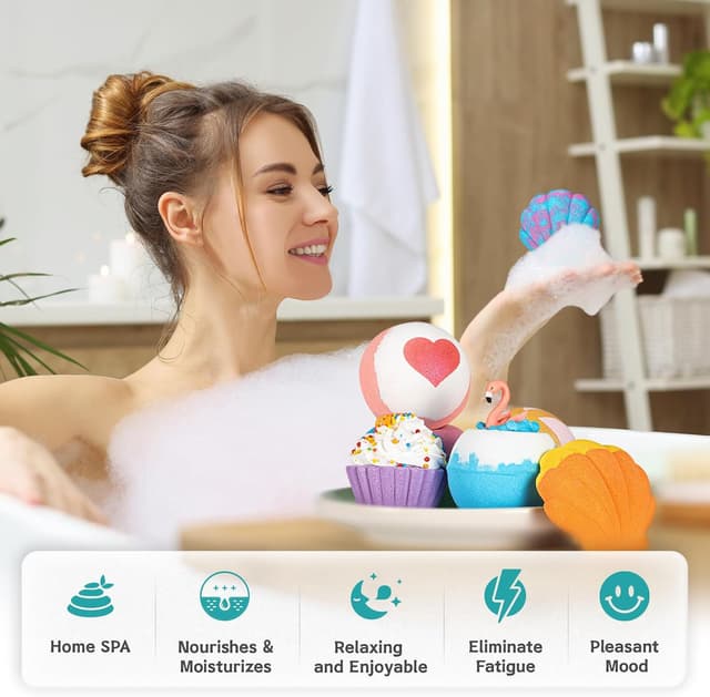 Thumbnail 3 de Bath Bombs for Women Gifts Set 8-pack
