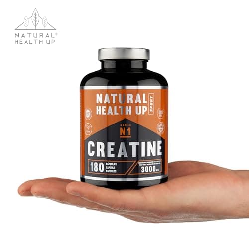 Thumbnail 5 de NATURAL HEALTH UP Creatina monohidratada 180 cápsulas