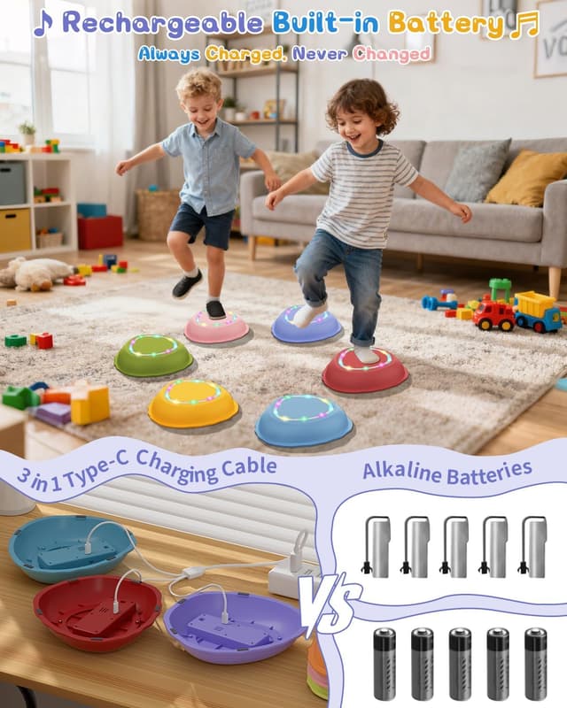 Detalle 1 de Ueuttiy Stepping Stones Balance Set