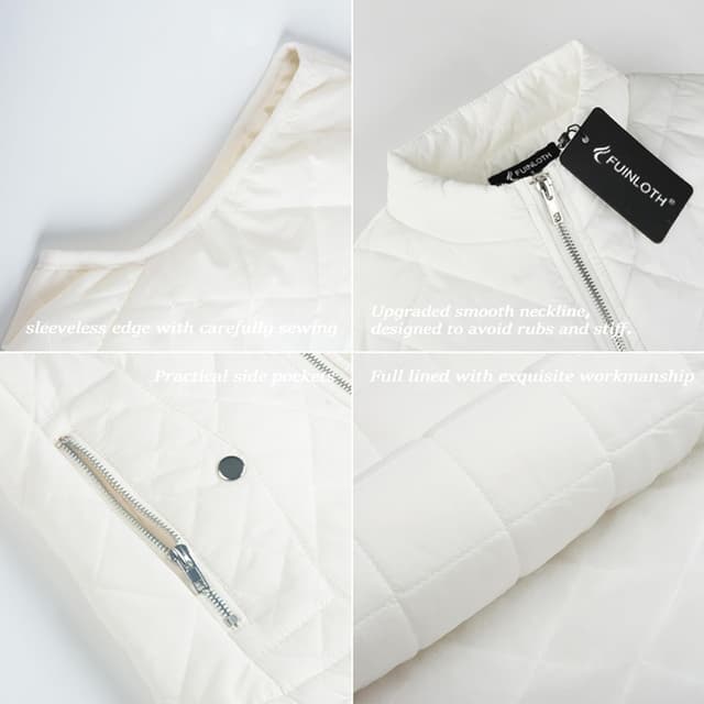 Thumbnail 4 de Fuinloth Women's Quilted Vest lightweight zip gilet