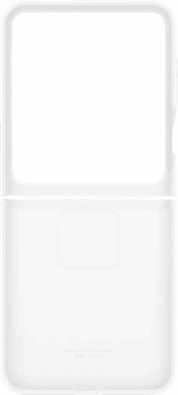 Detalle de Samsung Galaxy Z Flip7 FE Silikon Rückcover Weiß