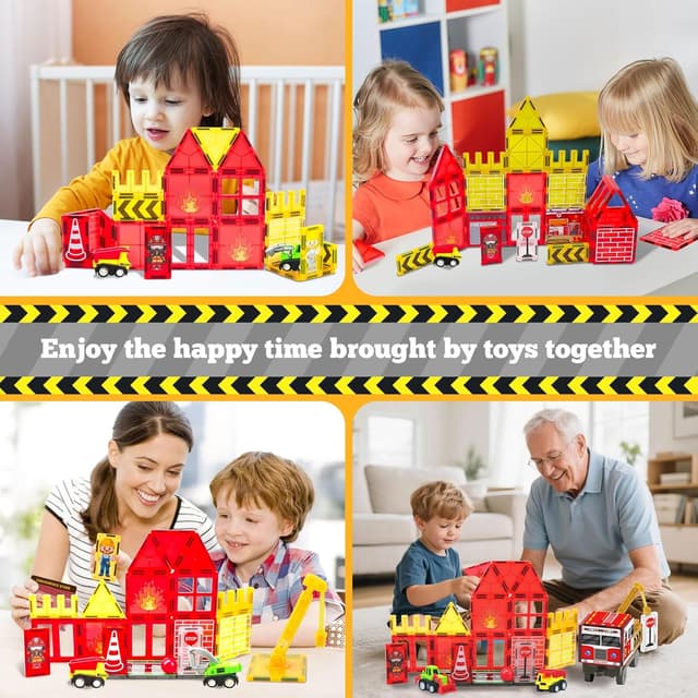 Thumbnail 6 de Magnetic Tiles 56PCS 🧩