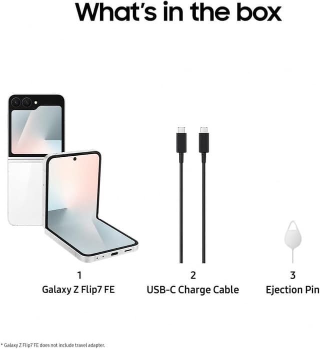 Detalle de Samsung Galaxy Z Flip7 FE 256GB phone