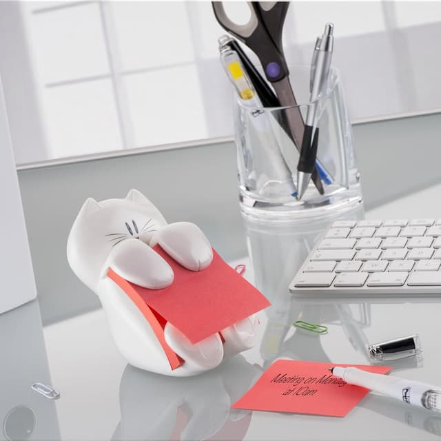 Detalle de DĂ©vidoir Post-it Forme Chat 76 mm đ