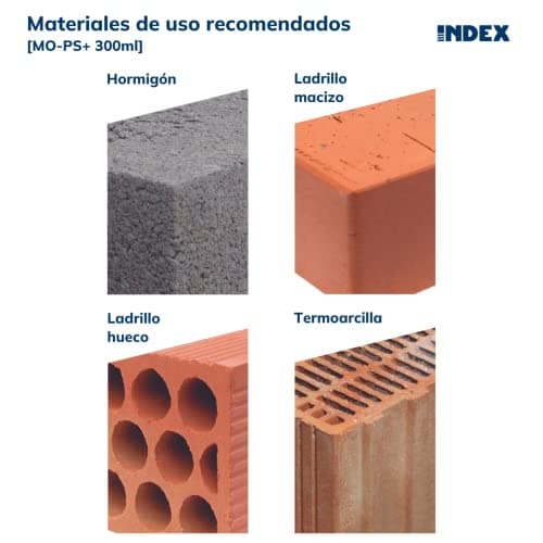 Thumbnail 2 de INDEX A PERFECT FIXING MO-PS+ MOPS300: fijaciones químicas 300 ml, gris