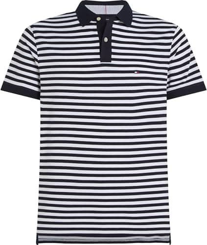 Detalle 1 de Tommy Hilfiger Polo Hombre 1985 Azul Regular Fit 🏈