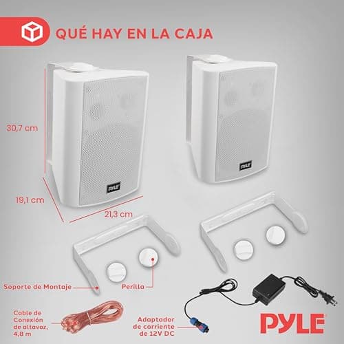 Thumbnail 6 de Pyle Enceinte Stéréo Murale Bluetooth