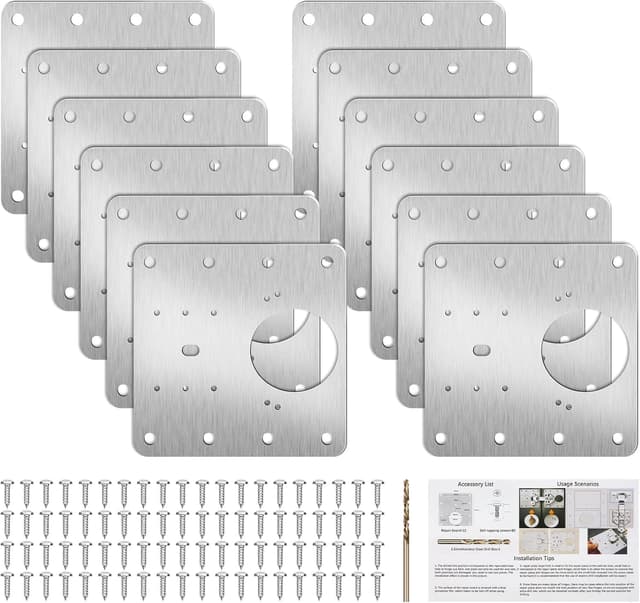 Detalle de Cabinet hinge repair kit 12PCS with 80 screws