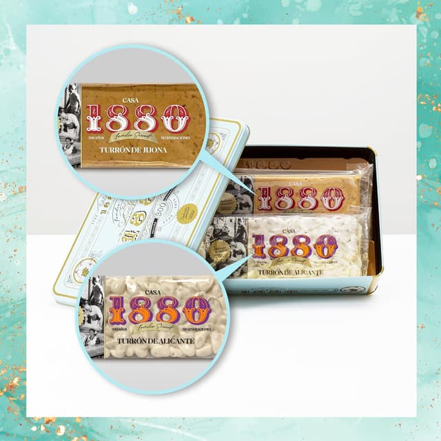 Thumbnail 4 de 1880 Edición 300 ANIVERSARIO Turrón 500 gramos