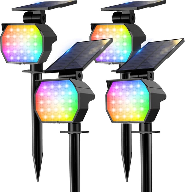 Detalle de Adewalk Adewalk 4 fari solari RGB IP65