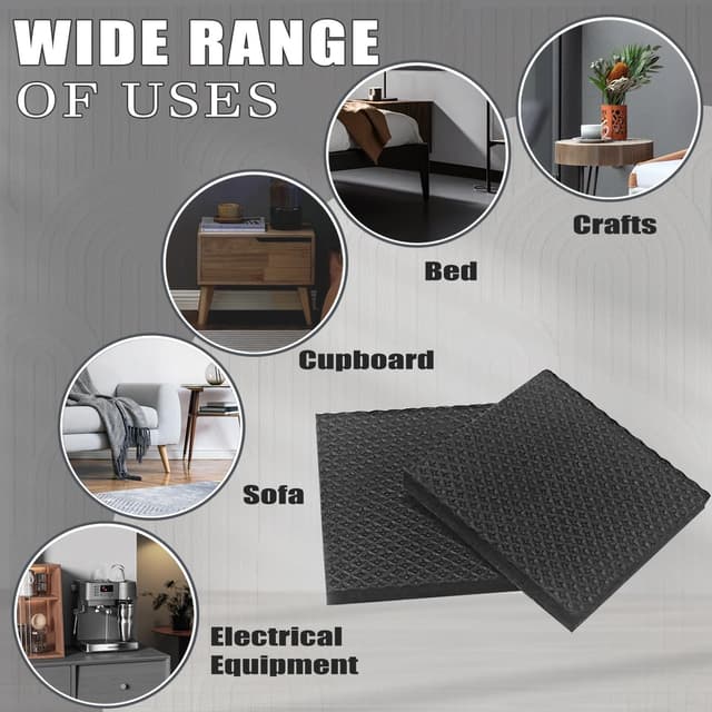 Thumbnail 4 de Yelanon 63mm Non Slip Furniture Pads 24