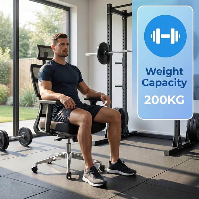 Thumbnail 2 de MELOKEA ReliefBack Max 200kg ergonomic chair