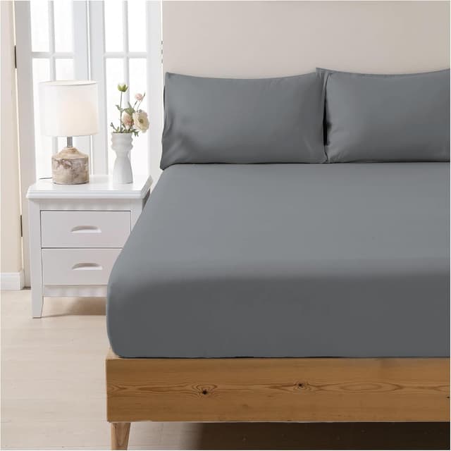 Thumbnail 6 de Egyptian cotton fitted sheet 300 TC 150x200cm