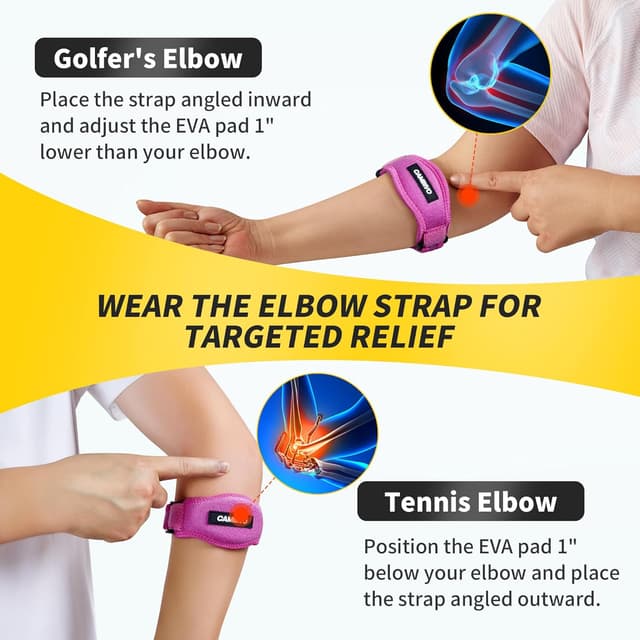 Thumbnail 2 de CAMBIVO Coudières épicondylite réglables 2x