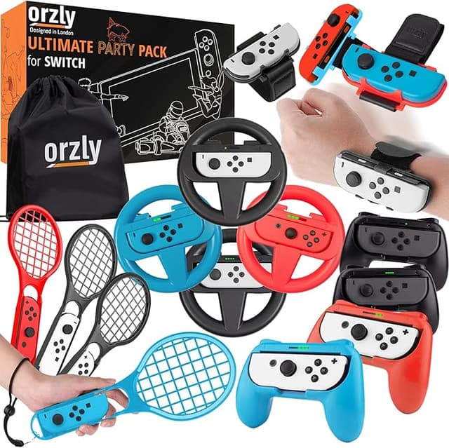 Imagen de Accesorios de Fiesta Orzly para Nintendo Switch 🎉 en OfertitasTOP