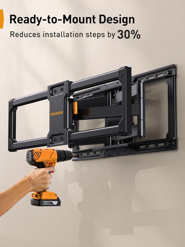 Detalle 2 de Perlegear PGLF16 full motion TV bracket 68 kg