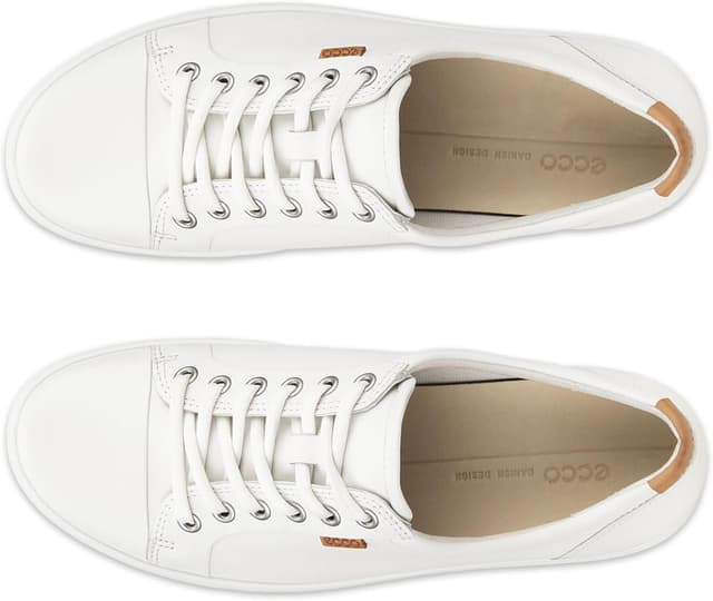 Detalle de ECCO Damen Halbschuhe Soft 7 – moderner Sneaker mit Vollnarben- und Nubukleder