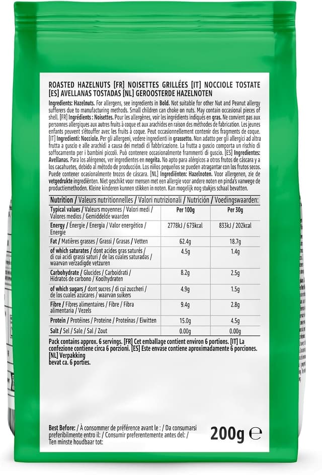 Thumbnail 1 de by Amazon Nocciole tostate 200g 🥜