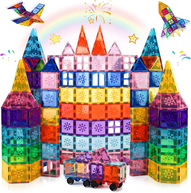 Detalle de Xekel 100PCS Magnetic Tiles 100pc set