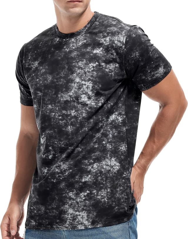 Detalle 2 de USALL Herren Sommer DruckT-Shirt 95% Baumwolle