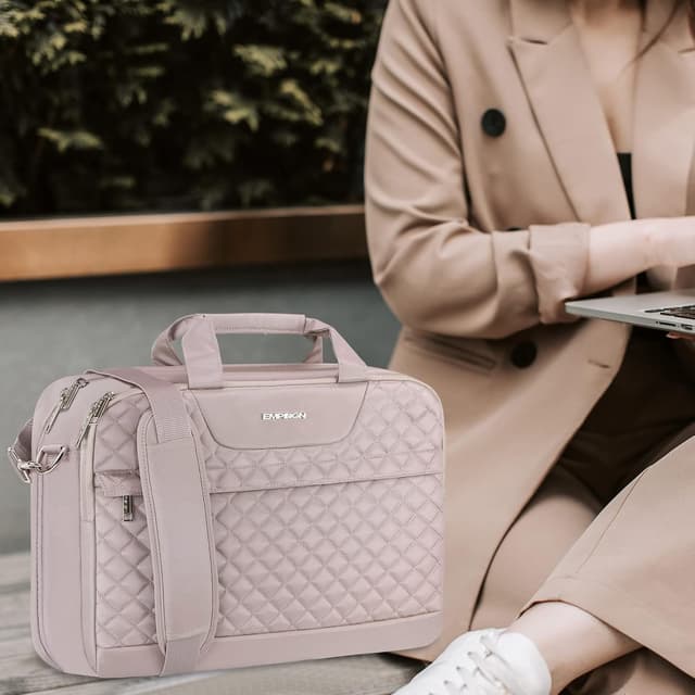 Detalle 2 de EMPSIGN Borsa da Lavoro Porta PC 17" Rosa