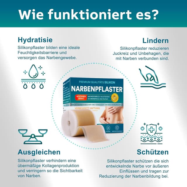Thumbnail 5 de Silikon Narbenpflaster 4x300 cm