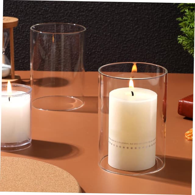 Thumbnail 3 de ULTECHNOVO Transparenter Glaskerzenhalter 3,94×2,76 in