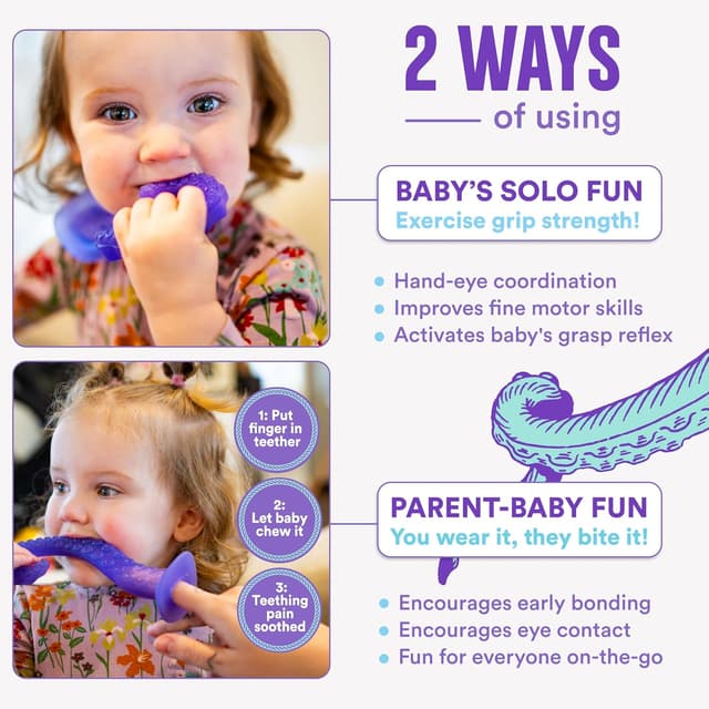 Detalle 1 de Teething relief with Tentacle Teether 0-6 Months