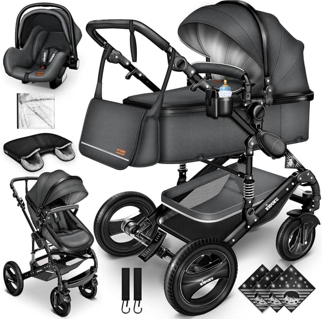 Imagen de KIDUKU 3 in 1 Passeggino Trio 22 kg đź‘¶ en OfertitasTOP
