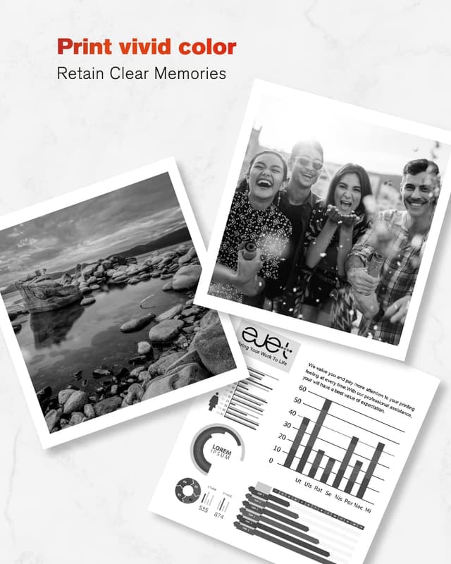 Detalle 2 de ejet 301XL Druckerpatronen Schwarz 2er-Pack