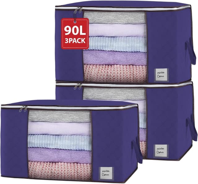 Detalle de Yuhman 6 pack 90L storage bags