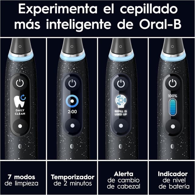 Thumbnail 7 de Oral-B iO 10 Cepillo Eléctrico Negro con App y Cargador 🪥