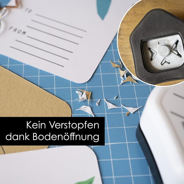 Detalle de OfficeTree Eckstanzer 3 in 1 mit 3 Größen