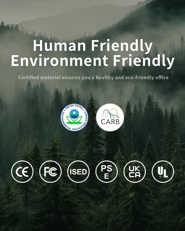 Thumbnail 6 de FEZIBO Höhenverstellbarer Schreibtisch 140×70