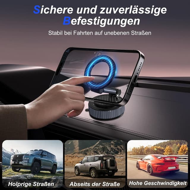 Thumbnail 4 de Vakuum Magnetische Handyhalterung MagSafe Auto