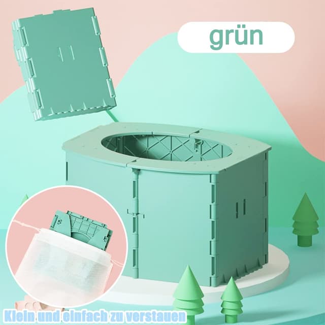 Thumbnail 4 de Kinder-Reise-Töpfchen faltbar grün