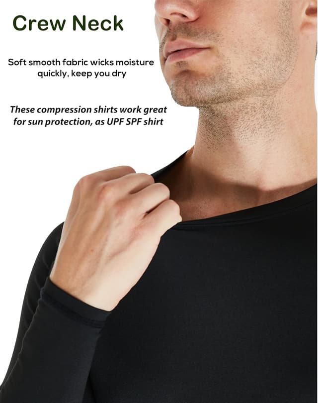 Detalle 2 de Compression Shirts 5-Pack Long Sleeve Base Layer