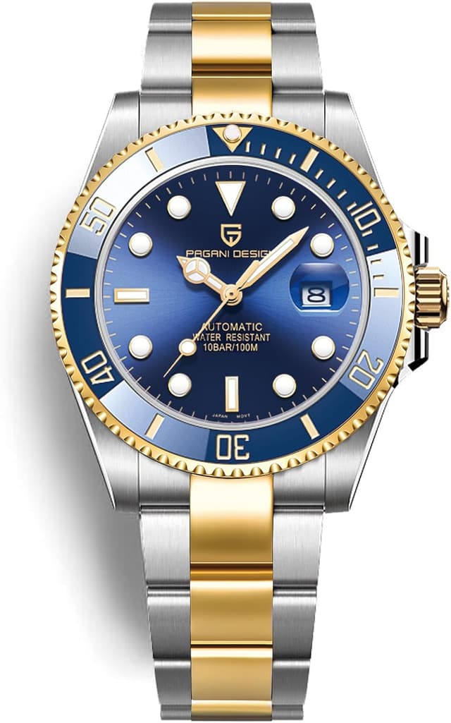 Detalle de Pagani Design PD1639 orologio da uomo automatico business impermeabile 43 mm con vetro zaffiro e NH35A