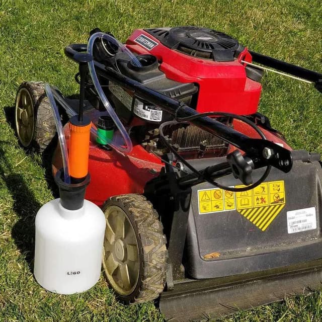 Detalle 2 de LIGO Portable Oil Extractor Change Siphon Pump (4L) – manual siphon drain pump for garage fluid changes