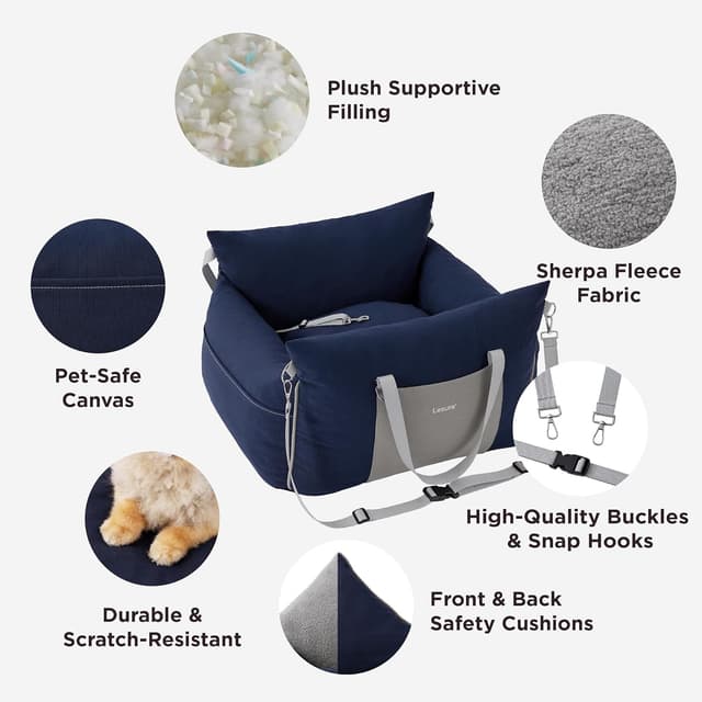 Thumbnail 3 de Lesure Dog Car Seat 58x56x33cm