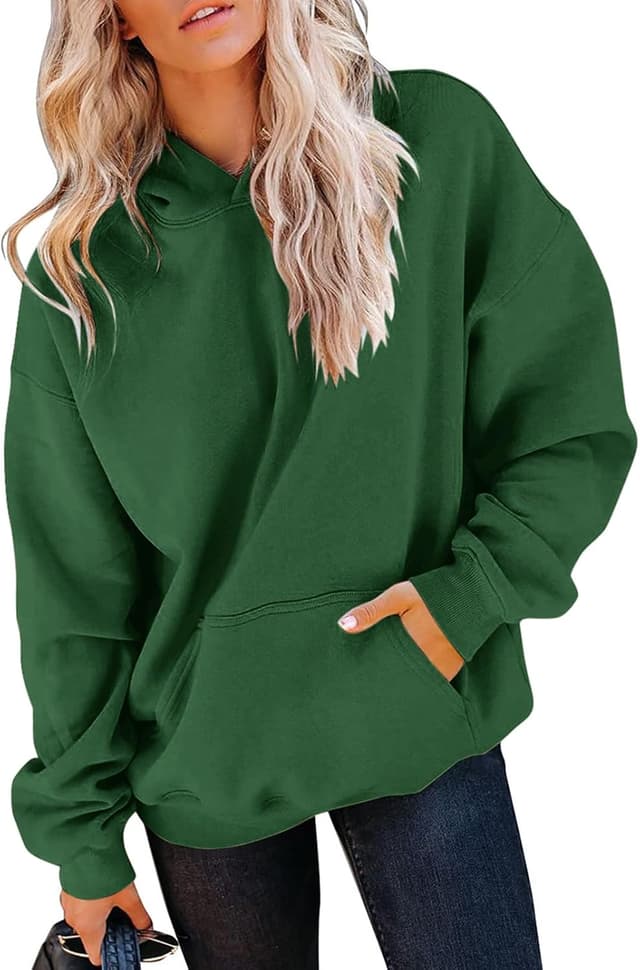 Detalle de TICTICMIMI Women’s Fleece-Lined Pullover Hoodie with Kangaroo Pocket