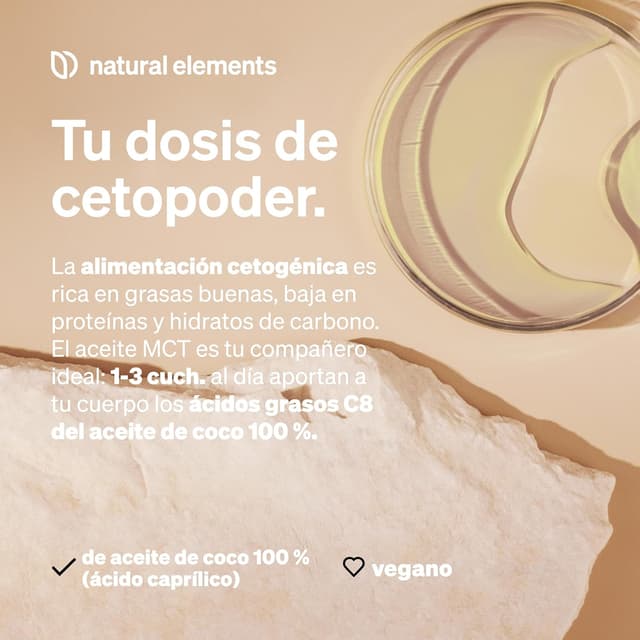 Thumbnail 3 de Aceite MCT C8 de Coco 500 ml – Vegano y Puro 🥥