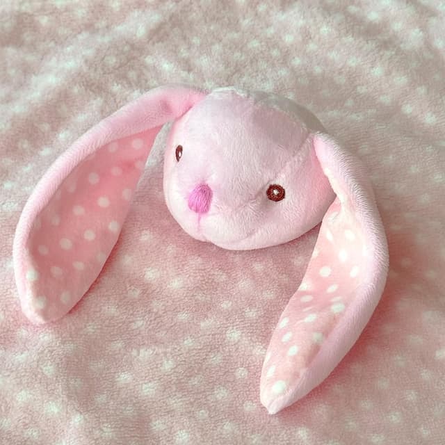 Detalle 2 de CREVENT Cozy Plüsch Baby Sicherheitsdecke 34 x 34