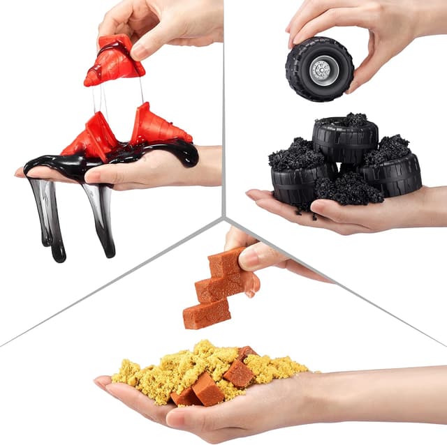 Detalle de ZURU Smashers Monster Truck Surprise Dino Drifter: 25 sorprese con ruote da schiacciare e mini personaggi