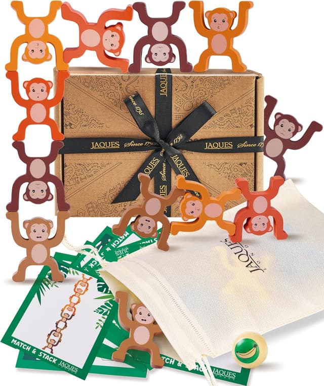 Detalle de Jaques of London Monkey Stacking Game