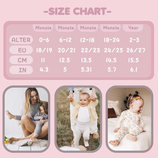 Thumbnail 5 de IceUnicorn Krabbelschuhe Baby gefüttert Plüsch 👶