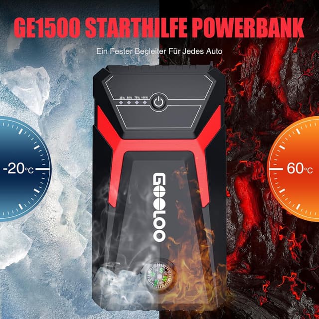 Thumbnail 6 de GOOLOO GE1500 Starthilfe 1500A